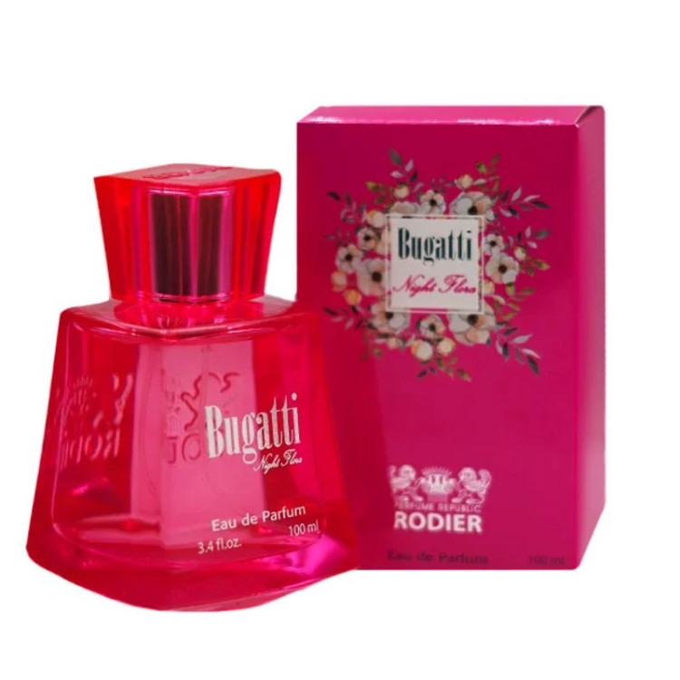 عطر زنانه رودیر بوگاتی نایت فلورا حجم 100 میل