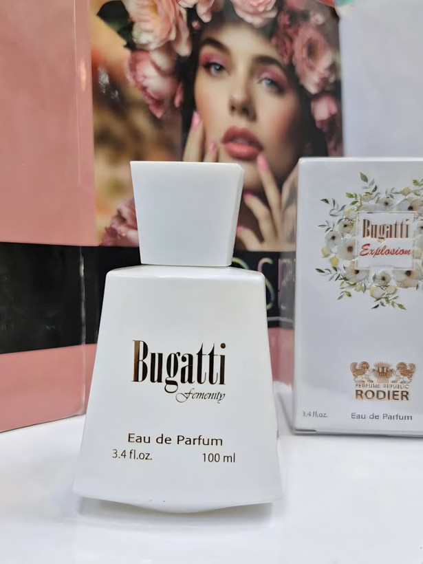 عطر ادو پرفیوم زنانه رودیر مدل Bugatti Femenity حجم 100 میلی لیتر